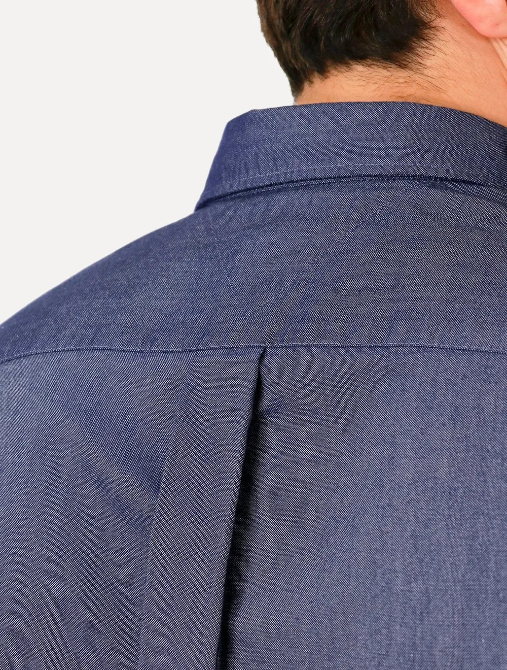 Camisa Tommy Hilfiger Masculina Regular Core Oxford Marinho Mescla