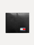 Carteira Tommy Jeans Heritage Coin Couro Preta
