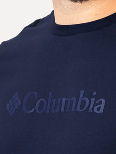 Camiseta Columbia Masculina Regular Logo Branded Shadow Azul Marinho