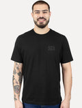 Camiseta Individual Comfort Fit Desconecte Estampa Preta