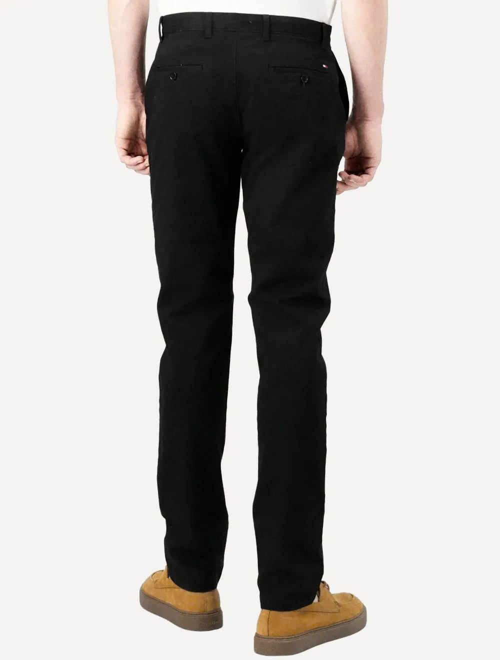 Calça Tommy Hilfiger Masculina Straight Fit Denton Essential Preta