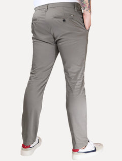 Calça Armani Exchange Masculina Social Stretch Chino Cinza