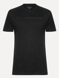 Camiseta Aramis Masculina Estampa Icon Preta
