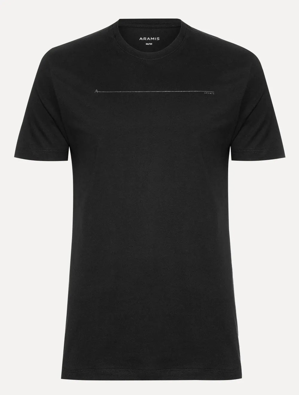 Camiseta Aramis Masculina Estampa Icon Preta