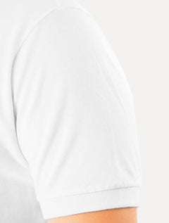 Polo Guess Masculina Piquet Simple Dark Branca
