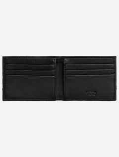 Carteira Levis Masculina Couro Slim Bifold Preta