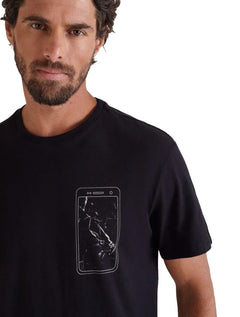 Camiseta Reserva Masculina Mirror Vj Preta