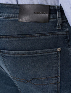 Calça Dudalina Jeans Masculina Right Vintage Azul Médio