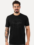 Camiseta King & Joe Masculina Signature Circle Estd 2013 Preta