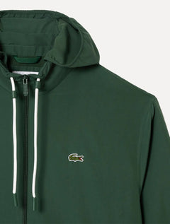 Jaqueta Lacoste Masculina Hoodie Curta Impermeável Verde