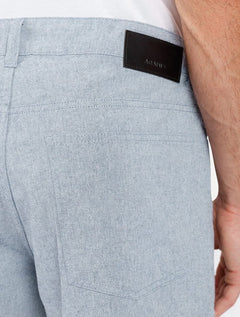 Bermuda Aramis Masculina Classica Soft Pockets Azul Mescla