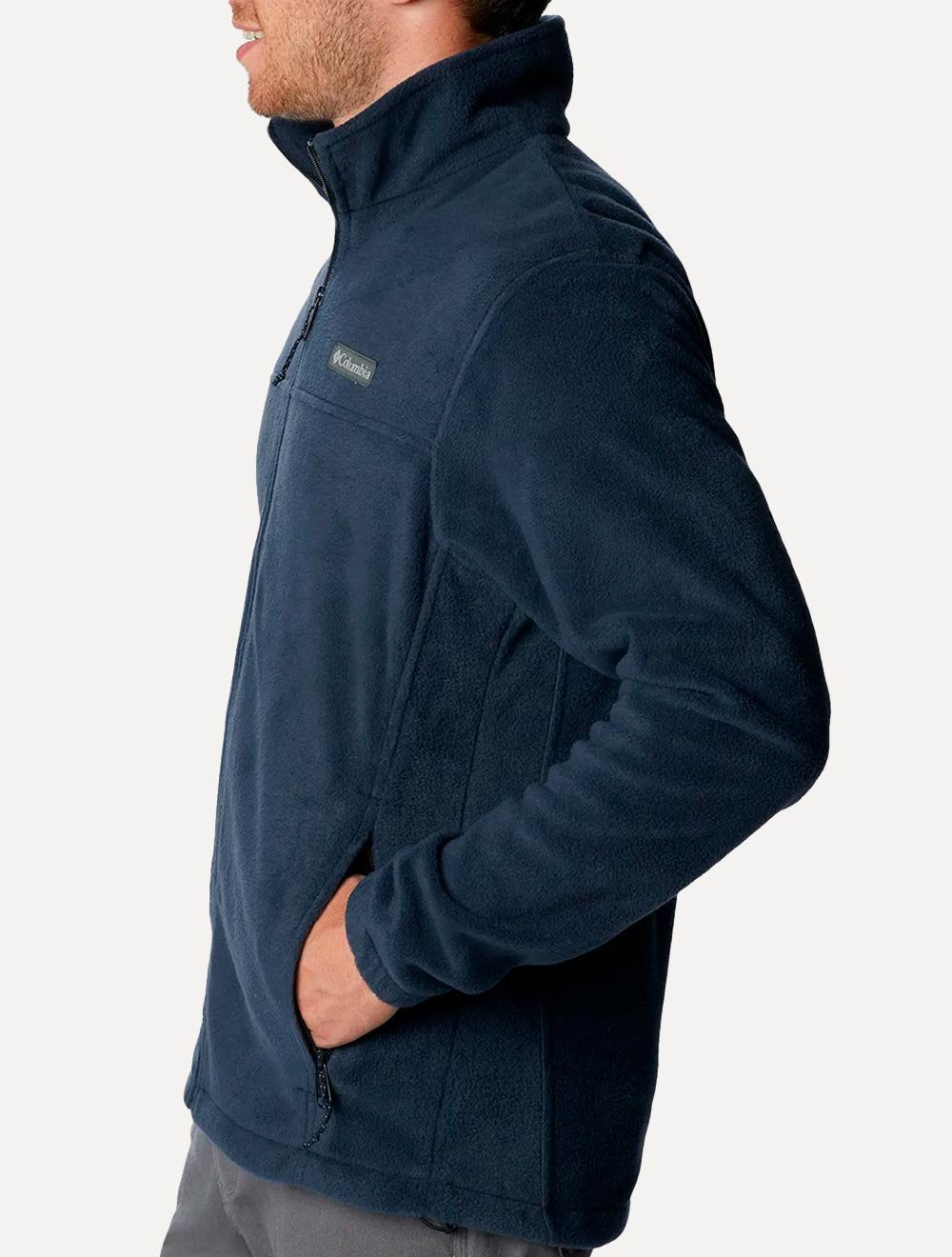 Jaqueta Columbia Masculina Fleece Steens Mountain Full Zip Azul Marinho