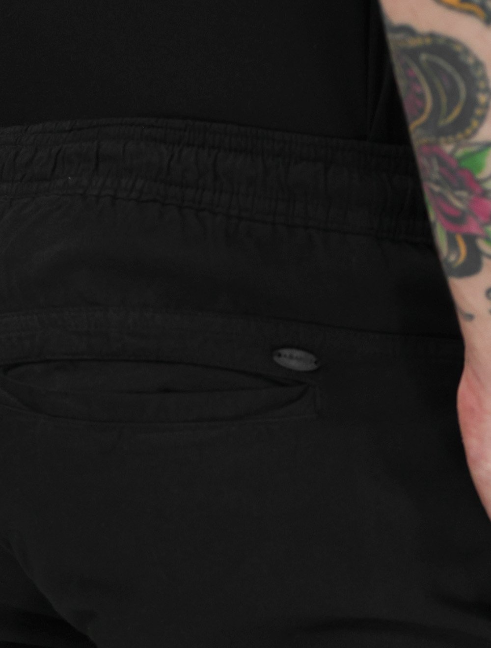 Short Aramis Masculino Elástico Color Liso Preto
