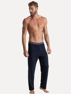 Calça Tommy Hilfiger Sleepwear Lounge Logo Azul Marinho
