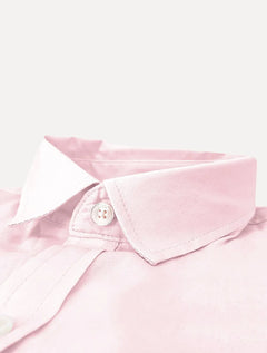 Camisa Calvin Klein Jeans Masculina Slim Fit New CKJ Logo Rosa Claro