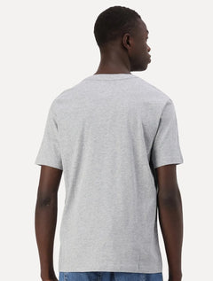 Camiseta Tommy Hilfiger Masculina Center Stack Cinza Mescla