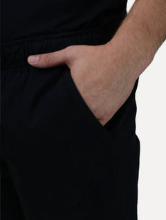 Short King & Joe Masculina Sarja Flex Twill Peach Preto