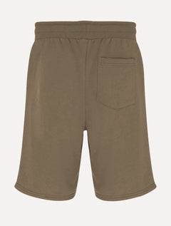Bermuda John John Masculina Moletom Embossed Logo Cáqui Médio