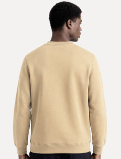 Moletom Ellus Masculino Crewneck Fleece New Future Cáqui