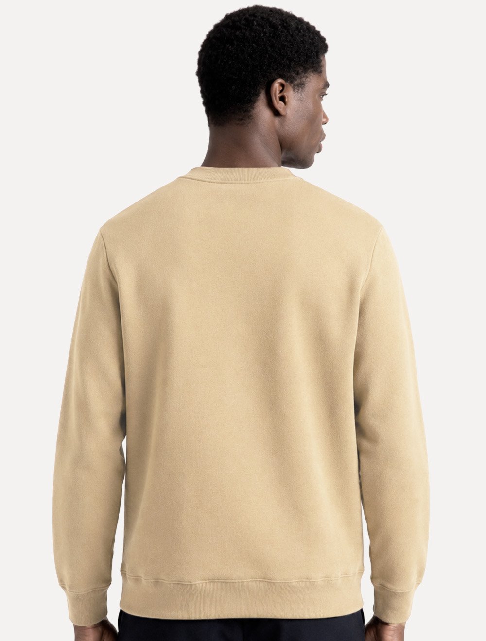 Moletom Ellus Masculino Crewneck Fleece New Future Cáqui