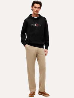 Moletom Tommy Hilfiger Masculino Brand Love Hoodie Preto