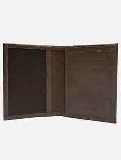 Carteira Ellus Masculina Porta-Cartão Couro Denver Marrom