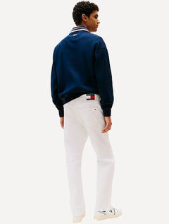 Calça Tommy Jeans Masculina Slim Scanton 5 Pockets Branca