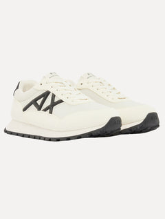 Tênis Armani Exchange Masculino Contrastantes AX Logo Off White