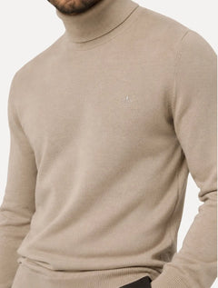 Blusa Dudalina Masculina Tricot Cacharel Cotton Cáqui Médio