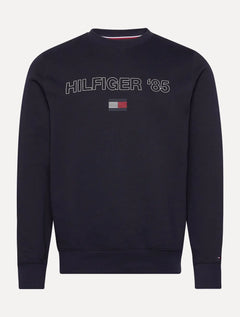 Moletom Tommy Hilfiger Masculino Crewneck '85 Silk Azul Marinho