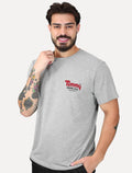 Camiseta Tommy Jeans Masculina Slim Font Play Cinza