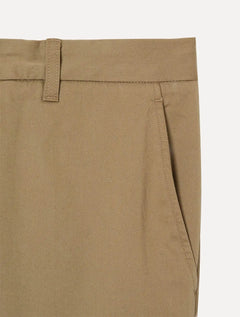 Calça Lacoste Masculina Skinny Sarja Chino Stretch Cotton Cáqui