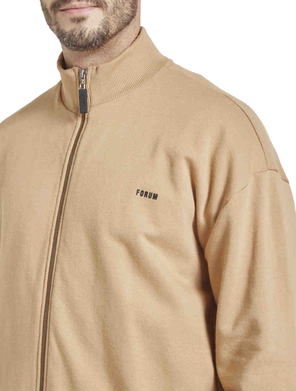 Moletom Forum Masculino Over Comfort Hoodie Classic Cáqui