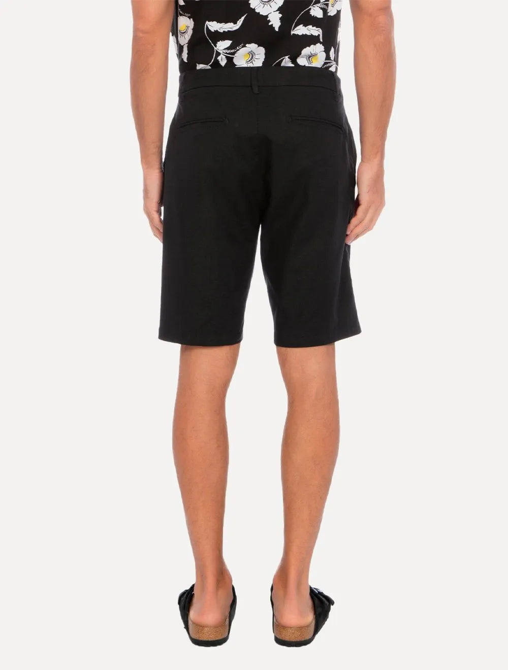 Bermuda Osklen Masculina Alfaiataria Basic Linen Preta