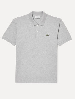 Polo Lacoste Masculina Classic Fit Mescla Azul Claro Mescla