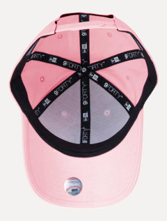 Boné New Era 9Forty MLB New York Yankees White Logo Rosa