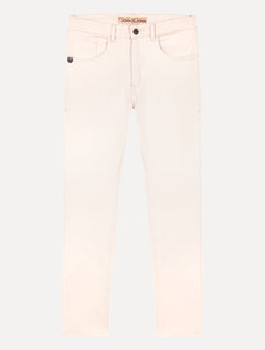 Calça John John Sarja Masculina Slim Olympia Cáqui Claro