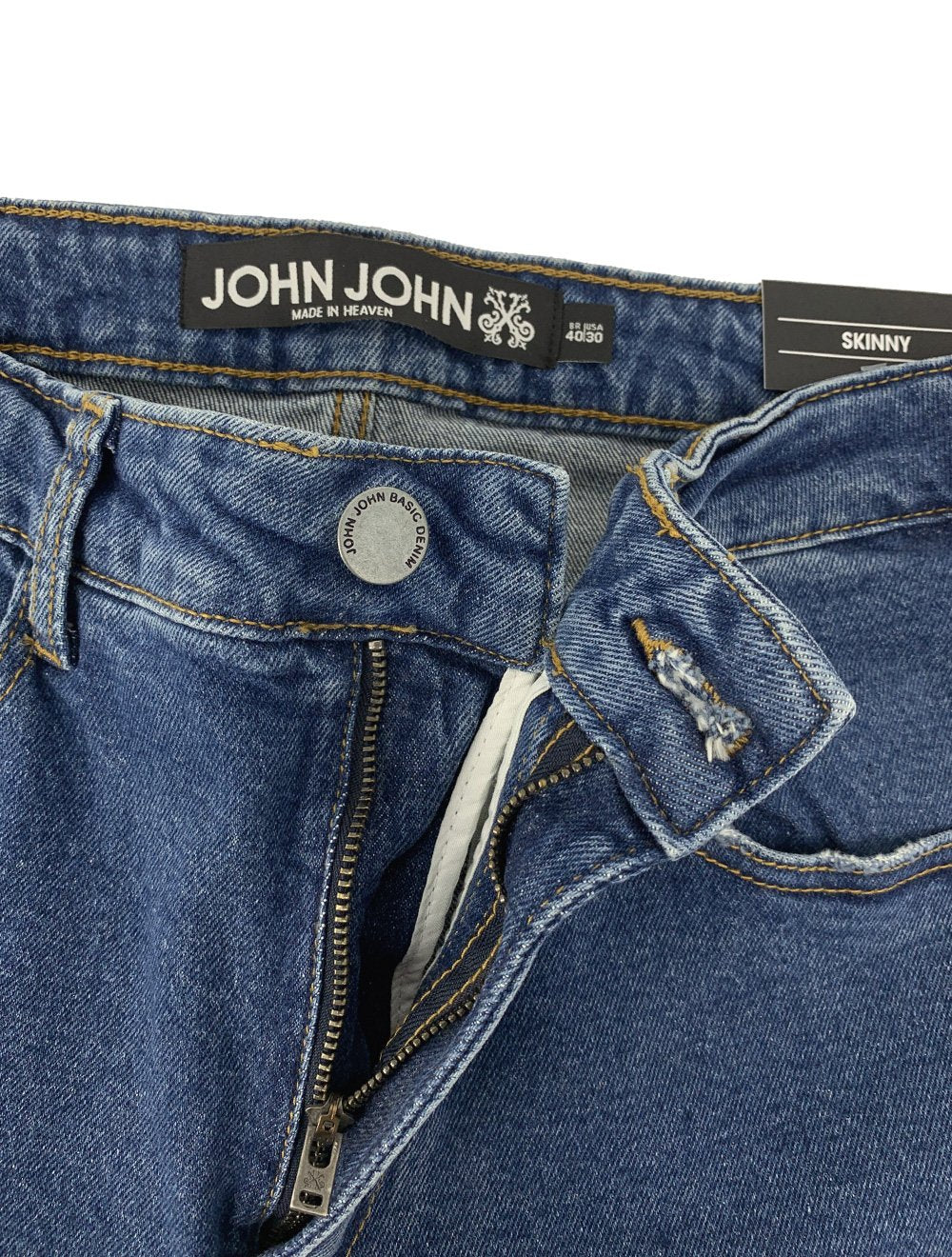 Calça John John Masculina Jeans Skinny Taipei Médio