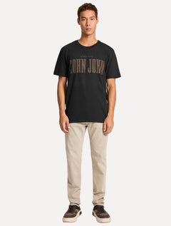 Camiseta John John Masculina Regular Fit Old West Preta