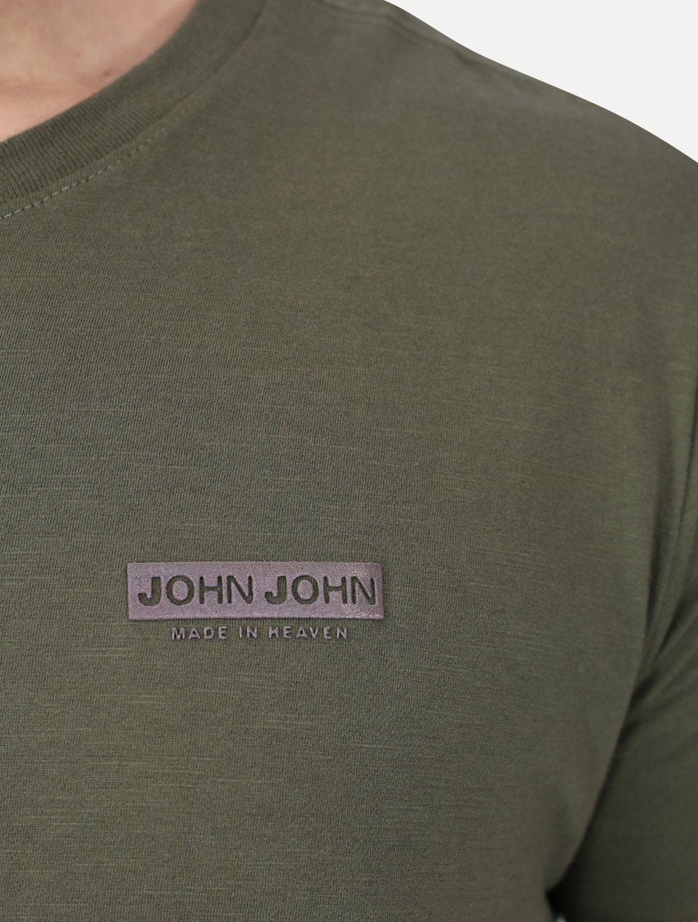 Camiseta John John Masculina Slim Fit Flame Verde Militar