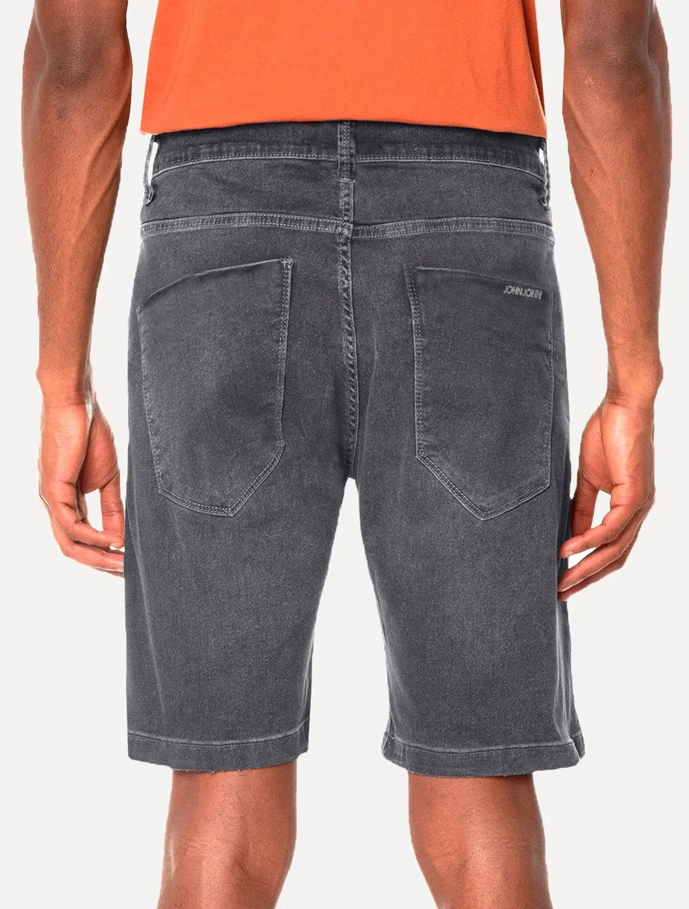 Bermuda John John Jeans Classic Leader Stoned Preta