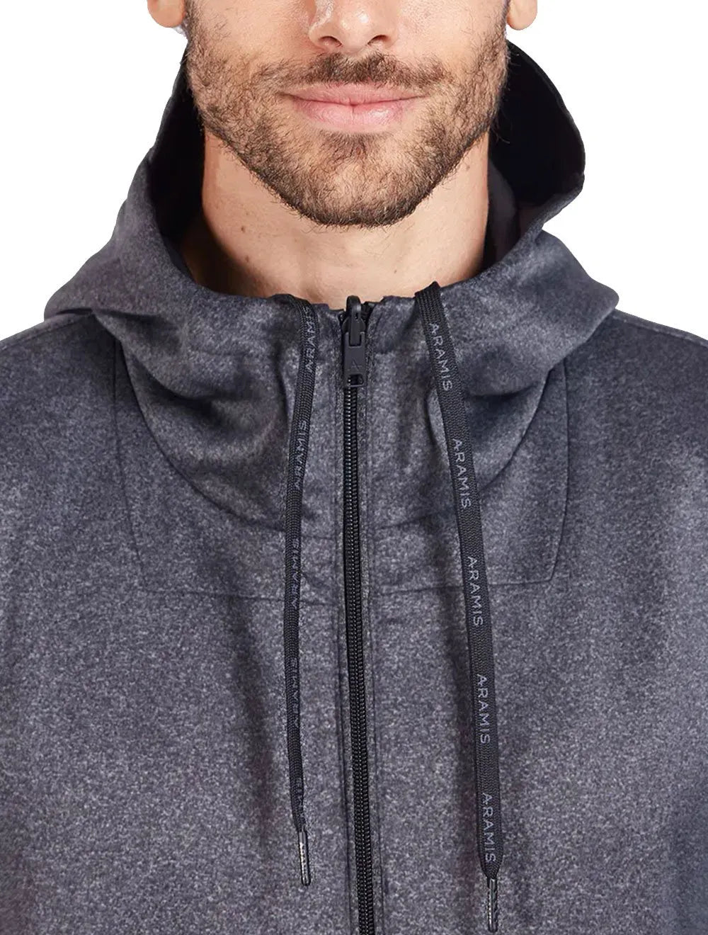 Jaqueta Aramis Masculina Nylon Dupla Face Hoodie Liquid Repeller Preta