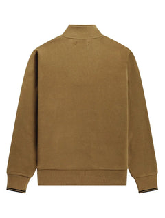 Blusa Fred Perry Moletom Masculina Regular Half Zip Cáqui