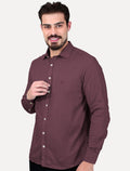 Camisa Dudalina Masculina Slim Fit Superfine Cotton Vinho
