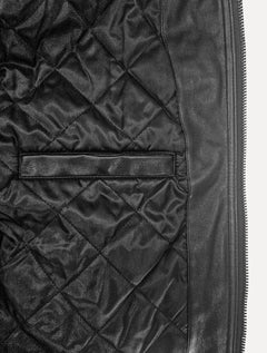 Jaqueta Calvin Klein PU Pocket Preta