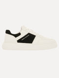 Tênis Armani Exchange Masculino Sneaker Print Logo Panelled Off-White