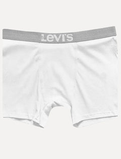 Cueca Levis Boxer Brief Gray Branca Pack 2UN