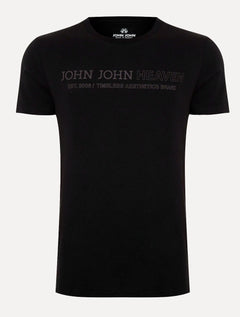 Camiseta John John Masculina Slim Fit United Preta