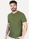 Camiseta Aramis Masculina Basic Lisa Mono Icon Verde Militar