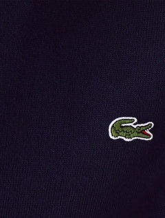 Suéter Lacoste Masculino Regular Fit Gola Redonda Logo Azul Marinho